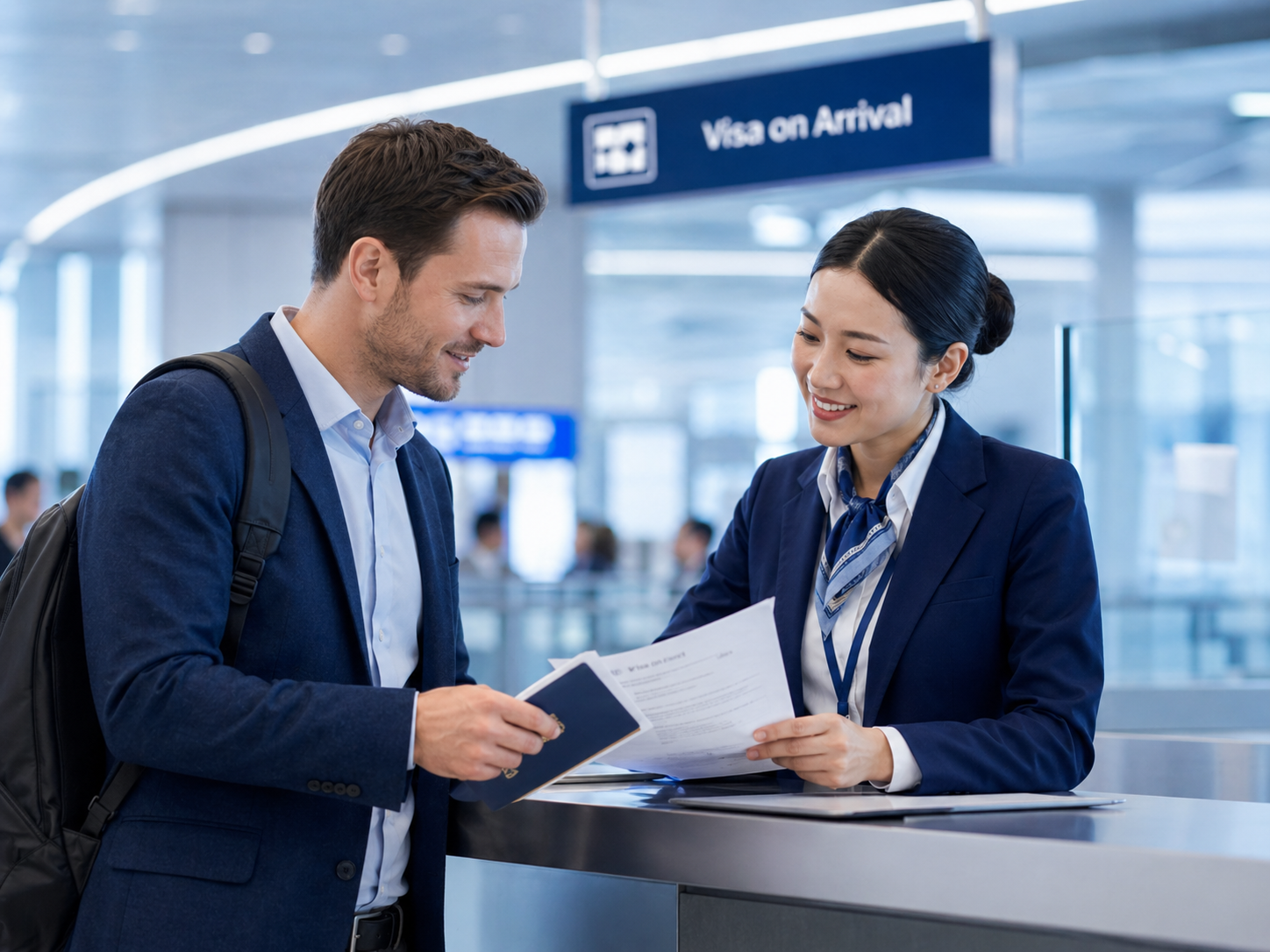 Visa on arrival support