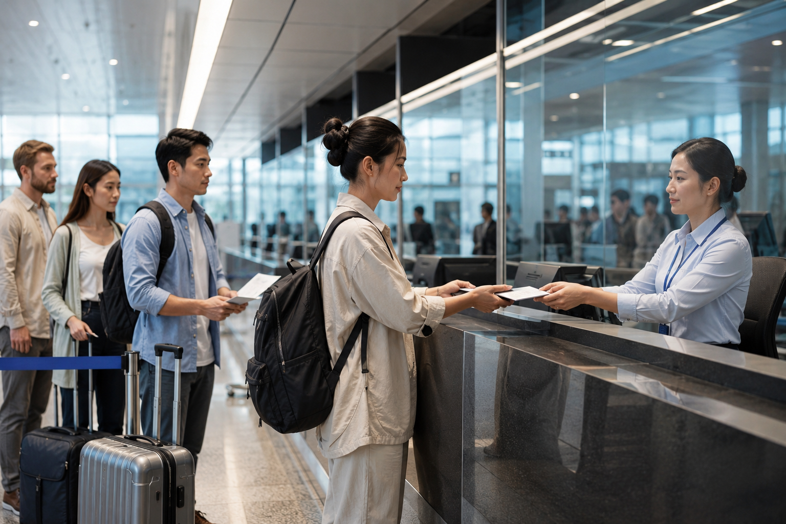 VIP Departure Assistance with airport counter guidance
